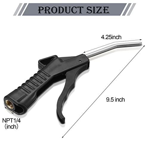 8 Pieces Power Air Blow Tools Air Nozzle Blower Gun Pistol Grip Air Blow Tool Air Compressor Accessories For Industrial Household Mechanics Compressor Air Blow #TOP1