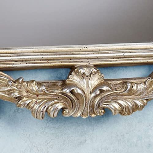 Touch Of Class Ornate Cherub Wall Mirror Acanthus Leaf - Baroque Style Decor Champagne Gold Finish - Vintage Mirrors For Vanity, Elegant Mounted Accent #TOP6
