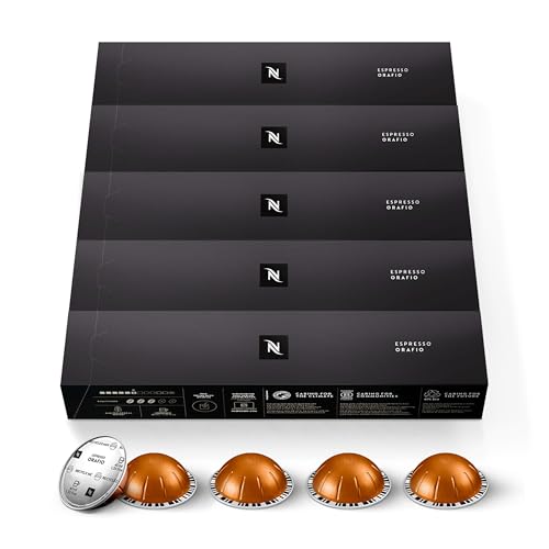 Nespresso Vertuo Orafio, Medium Roast Espresso Coffee capsules, 50 Pack