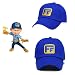 Xcostume Fix It Felix Hat Wreck-It Ralph Baseball Cap Adjustable Blue Embroidered Casual Headwear