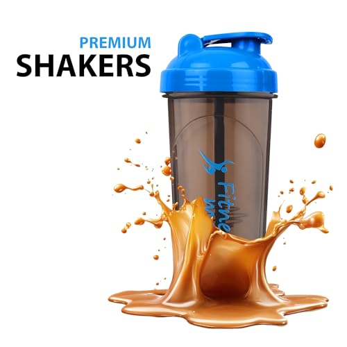 Image of Fitness Mantra 700ml Classic Shaker Bottle for Men & Women |Capacity 700 ml, Blue /Grey|
