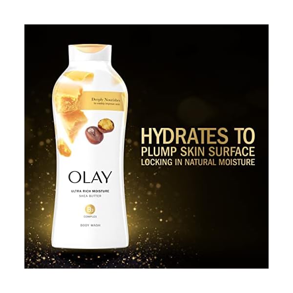 Olay Ultra Moisture Shea Butter Body Wash, 22 oz, (4 Count) – Bild 5
