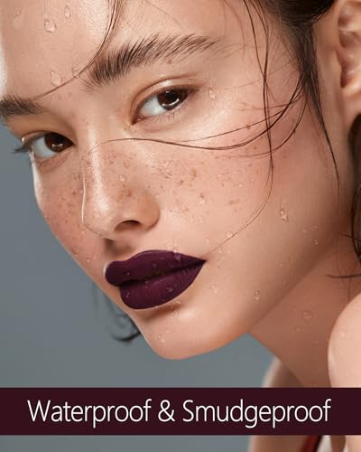Image of MAKI YIKA Dark Brown Lipstick Liquid for Women Long Lasting Lipsticks