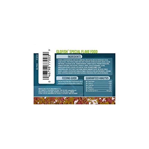 Glofish Special Flake Dry Fish Food For Brightness, 1.6 Oz - 77003 #TOP1