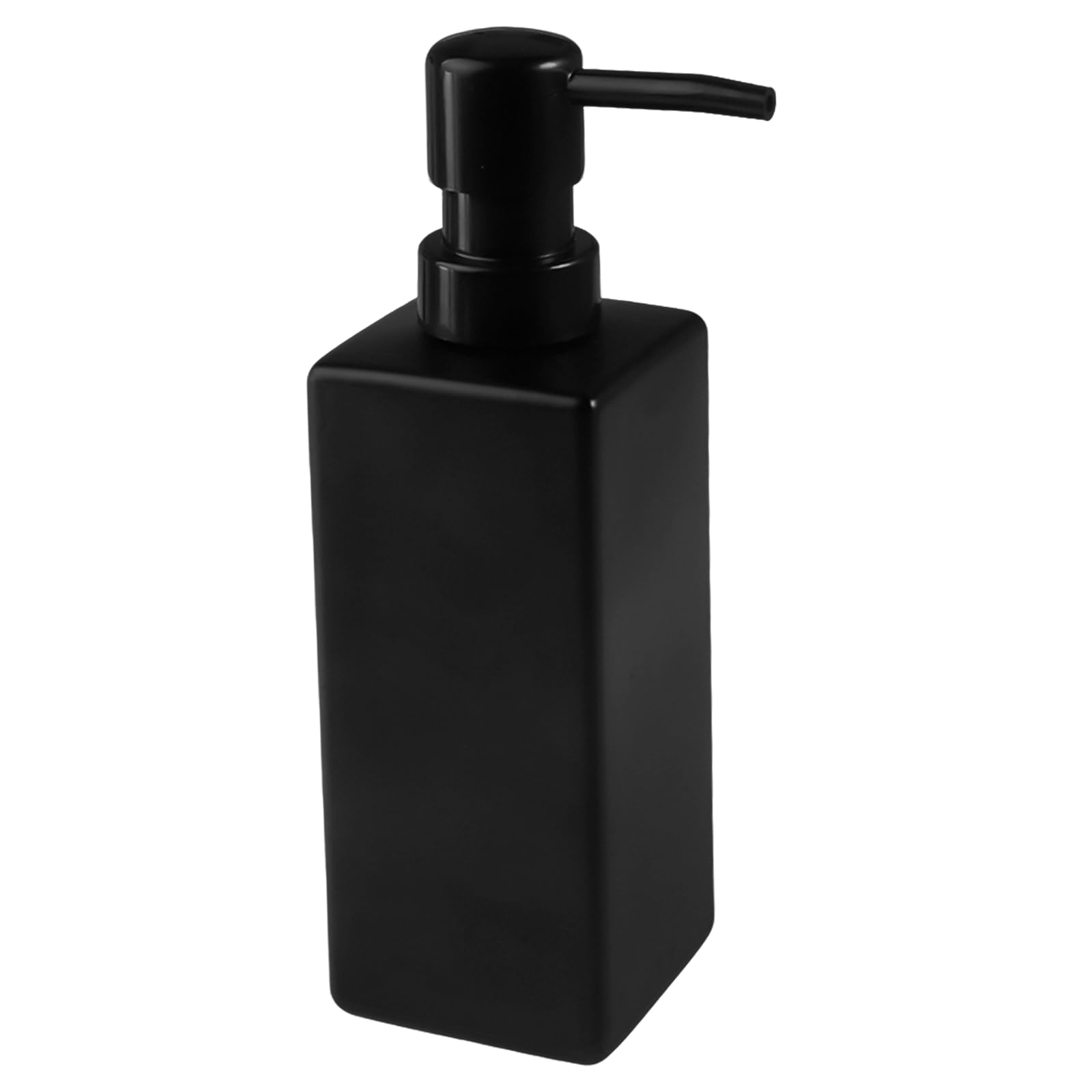 Dozownik mydła do kuchni, czarny, 350 ml, dozownik mydła do łazienki, dozownik mydła, płyn do mycia naczyń, do kuchni, do powierzchni roboczych, łazienki, kuchni