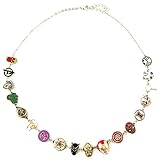 AYJBDGR Universe of Fandoms Superhero Necklace Gifts for Women girl