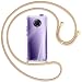 Produktbild mtb more energy® Handykette kompatibel mit Xiaomi Poco F2 Pro, Redmi K30 Pro (6.67'') - beige/Gold - Smartphone Hülle zum Umhängen - Anti Shock Strong TPU Case