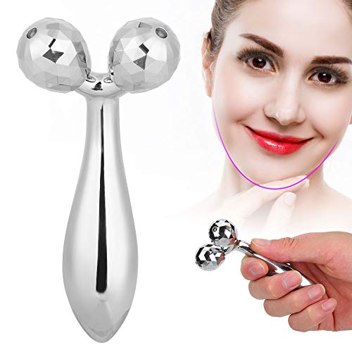 3D Roller Face Massager - Face Body Slimming Roller Electric Face Massager Face Roller Face Massager Sonic Energy Skin Care Tools Gift for Anti Aging Wrinkles Instant Face Lift Skin Tightening