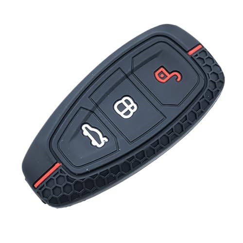 Étui en silicone pour clé Ford Focus Fiesta Kuga protection 3 boutons