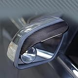 * Cantidad: 2 piezas HUAQIEMI para BMW E46 E39 E90 E60 E36 F30 F10 E34 X5 E53 E30 F20 E92 E87 M3 M4 M5 X5 Pegatinas de Espejo retrovisor de Coche Accesorios para Cejas de Lluvia