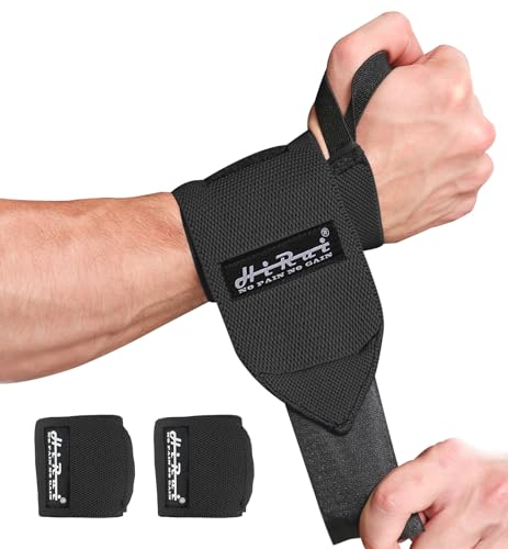 HiRui Elite 18" Weightlifting Wrist Wraps - Professional-Grade Ultimate Support