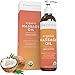 Certified Organic Massage Oil - Naturally Derived and Non-Greasy Unscented Massage Oil, Perfect for Massaging Muscles and Relaxation, Moisturizing Body Oil, 8 fl. oz.