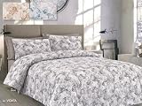 Smartsupershop Couette hivernale – Vigata Gris – rembourrage 300 gr/m² Idéal pour chauffer l 'hiver . Mesure pour Lit une place cm. 170 x 260 qualité fabriqué en Italie