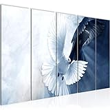 Runa Art Wandbild XXL Tauben Wohnzimmer Schlafzimmer 200 x 