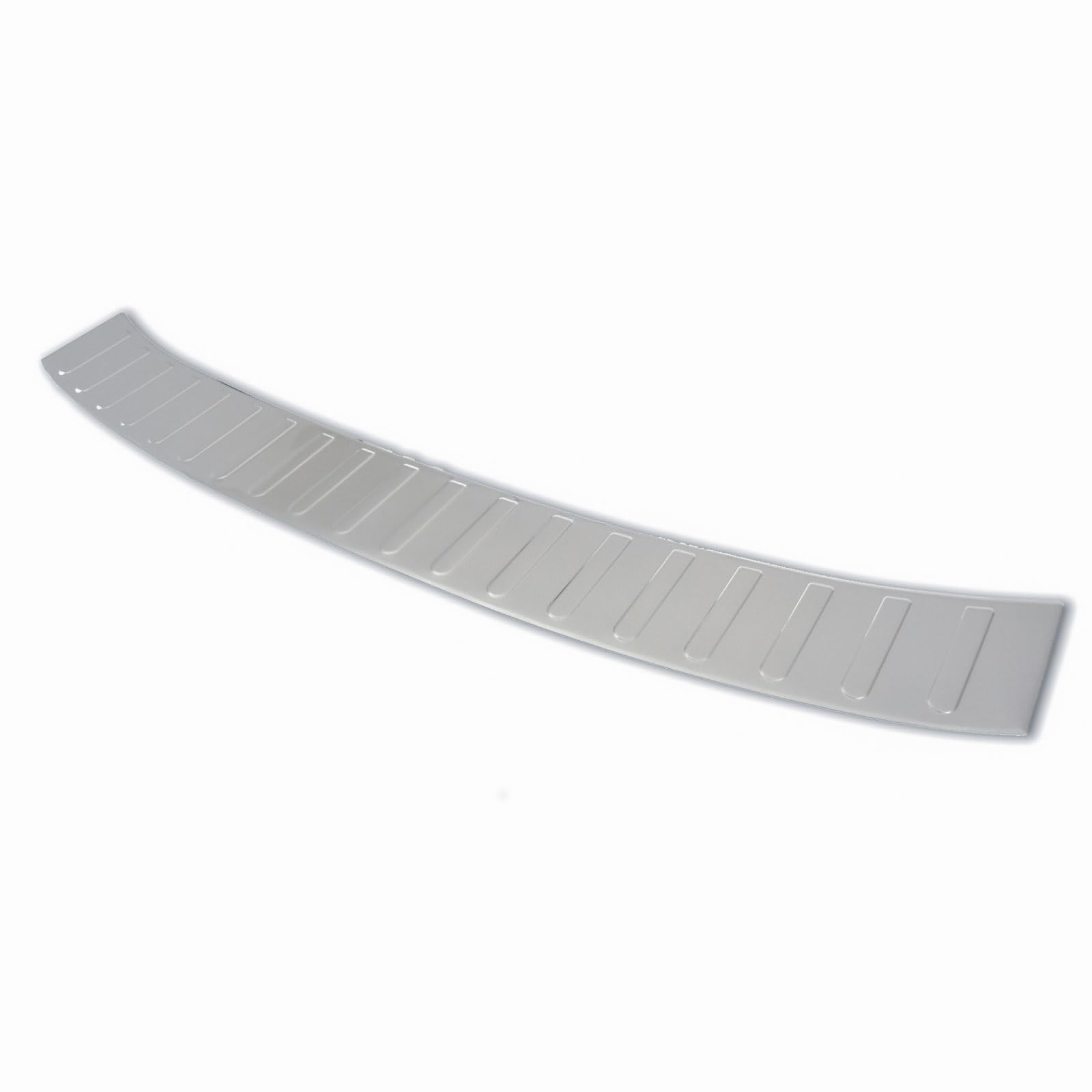 J&J AUTOMOTIVE Protezione Paraurti Posteriore per Volkswagen Passat B6 Break 2005-2012, su Misura, Salvabordo di Carico Antigraffio, Cromata