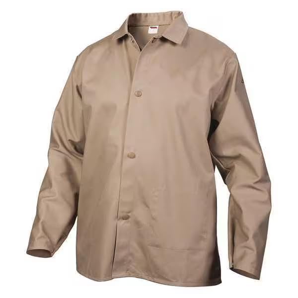 MOLLIFII Welding Jacket, Khaki, XL, 33 in. L, Mfr: KH840XL-A