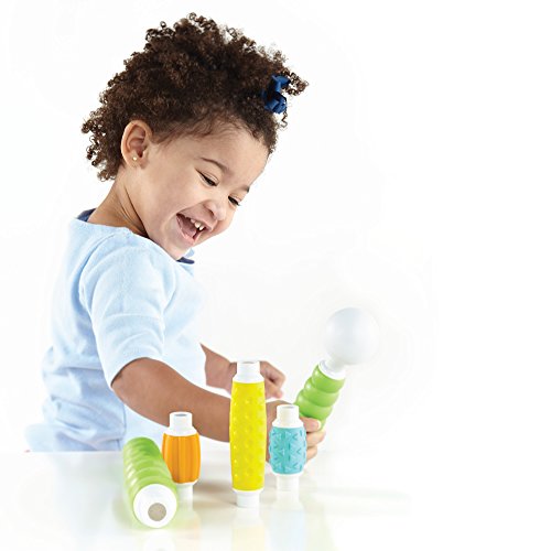 Grippies Builders - 30 Piece Soft Grip Magnetic Building Set, Educational Stem Construction Toy For Toddlers #TOP6