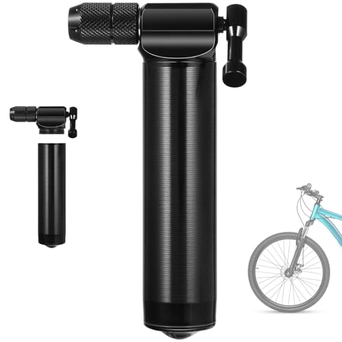 Bomba de CO2 para bicicleta con inflado rápido en segundos para válvula Schrader