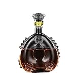 TALLKING Red Wine Decanter, Whisky Decanter Crystal Decanter 750ml,Louis XIII Wine Bottle with Lid Sealed Glass Wine Bottle,for Wine Bourbon Brandy Liquor Juice Water Mouthwash