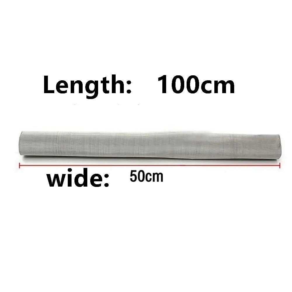 Robustes 304 Edelstahl-Drahtgeflecht, langlebiges Filtrationssieb für Küchensieb, 1,6 mm Löcher, perfekt für die Trennung von Lebensmitteln und Flüssigkeiten, 50 x 100 cm