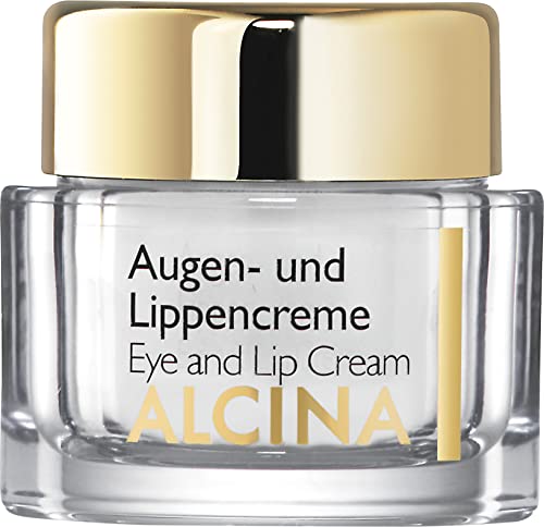 ALCINA Augen- und Lippencreme - 1 x 15 ml - Effekt & Pflege - Intensive Lippenpflege und Augenpflege - Für extrem trockene Haut bei Augen und Lippen