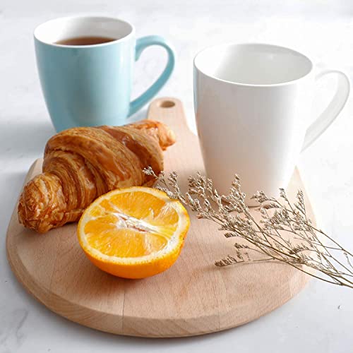 Sweese Porcelain Coffee Mugs - 16 Ounce - Set Of 6, Cups For Latte, Hot Tea, Cappuccino, Mocha, Cocoa, 601.001 White #TOP4