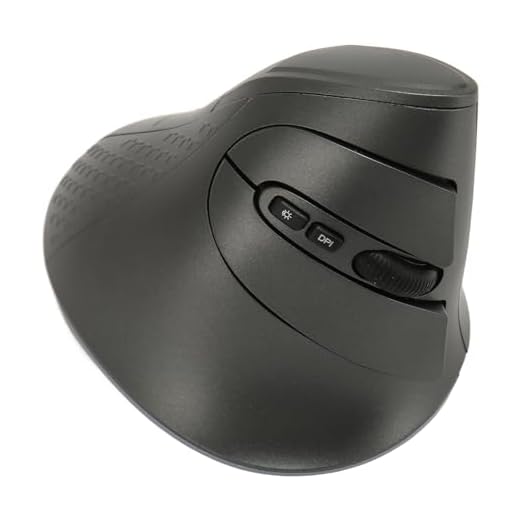 Mouse Ergonômico, Mouse Vertical Sem Fio 2.4G USB Recarregável Com 6 Botões para Tablet