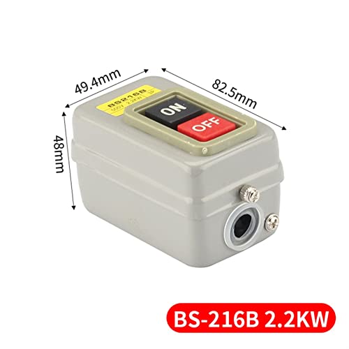 Interrupteur triphasé BS216B SCHIK bouton de démarrage moteur 10A 380V