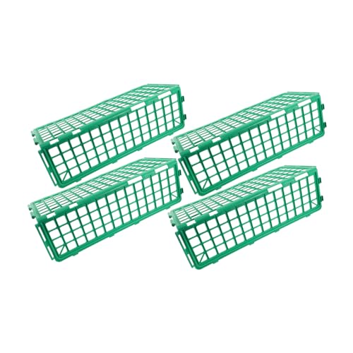 Didiseaon 4 Rieles Para Estanterías De Frutas De Supermercado: Separador De Verduras De Plástico Para Exhibición De Alimentos Frescos, Fácil De Montar Para Estanterías Minoristas.