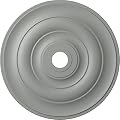 Ekena Millwork CM26JE Jefferson Ceiling Medallion, 26 1/2"OD x 3 5/8"ID x 1 1/2"P, Factory Primed