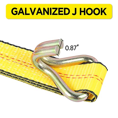 Image of 3-Point Car Hauler Straps for Truck /UTV /ATV /Wheel Securing