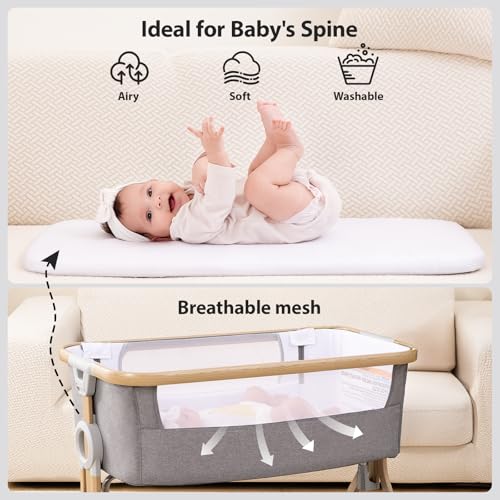 Larex 3-in-1 Aluminum Alloy Bassinet