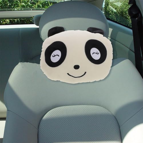 Almohada elástica para asiento de auto con patrón panda miniatura 6