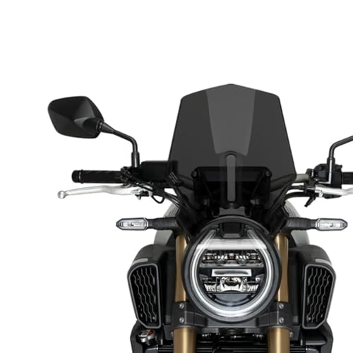 Tuklye �E�C���h�X�N���[�� �E�C���h�V�[���h �f�t���N�^ ABS���h �N���A CB650R 2018-2023 2024�p. (2024, Black) [���s�A���i]
