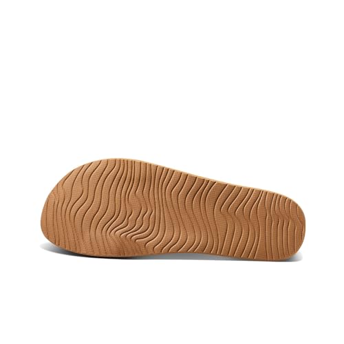 Image of REEF Vista Braid II Women's Fashion Slide Sandal, Vegan Leather Strap, Ultra Soft Cushion Footbed