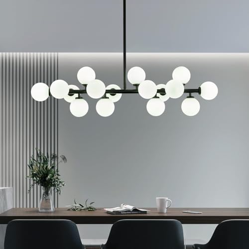 Suspension luminaire Sputnik 16 globes pour plafond moderne or