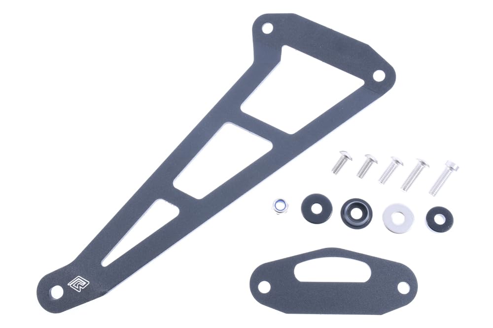 avdb-moto Auspuffhalterung kompatibel mit KTM RC 125 200 390 2017-2021 (ALUMINIUM)