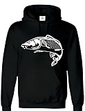 Photo Gallery darkwear koi fishing carp gifts for men fishermen angling clothing hoody (m) nero Photo Gallery darkwear koi fishing carp gifts for men fishermen angling clothing hoody (m) nero