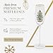 Spode Christmas Tree Gold 8.5oz Champagne Flutes (Set of 4) - Gold Rimmed Glasses, Festive Holiday Drinkware for Christmas Dinner, Wedding Gifts - Classic Holiday Glassware for Wine & Minosas