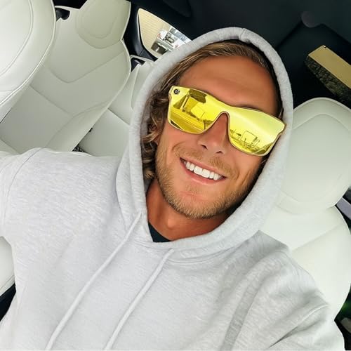 Funky Junque Mirrored Sunglasses Men Women Reflective Trendy Beach Must Haves Designer Shades UV Protection Sunnies2