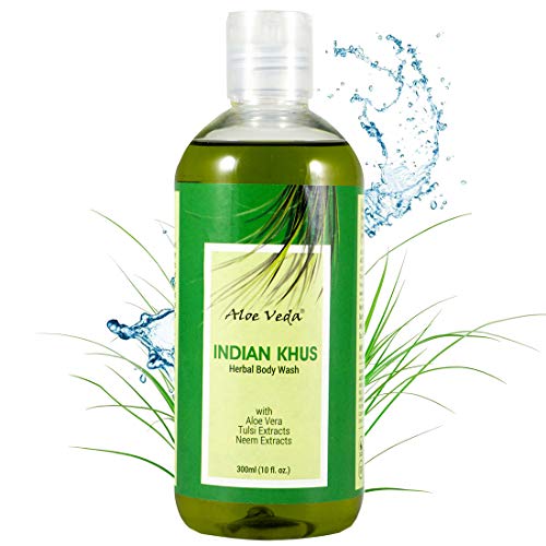 Image of Aloe Veda Body Wash and Luxury Shower Gel (Indian Khus)