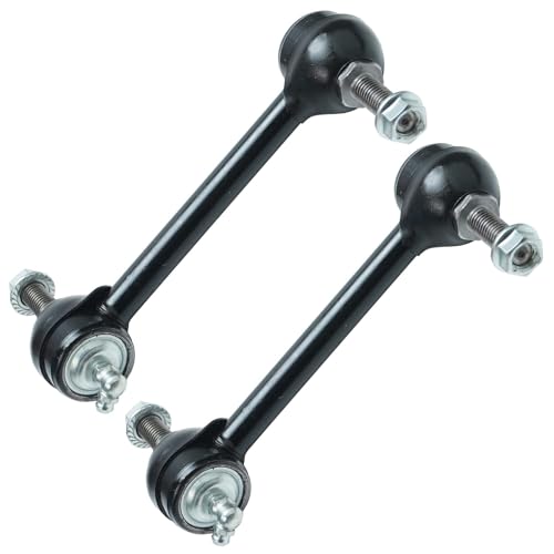 Image of Detroit Axle - 8pc Front End Kit for Ford 2002-2003 Thunderbird 2000-2002 Lincoln LS, 2 Upper Control Arms with Ball Joint 2 Lower Ball Joints 2 Sway Bar Links 2 Outer Tie Rod End Links Replacement