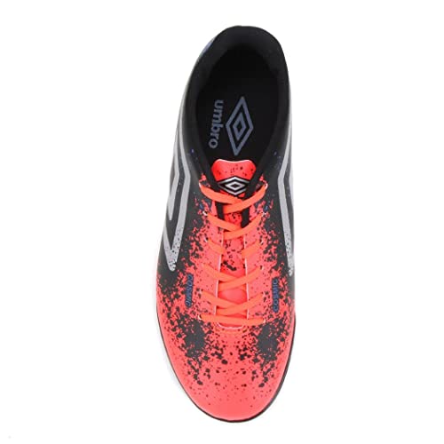 Chuteira Umbro Cosmic Jr, Criança-Unissex, Coral/Prata/Preto, 34
