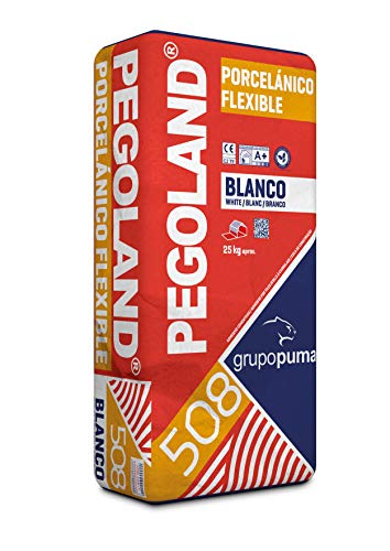 AS DE CUADROS 100010 pegoland Flex materiales Bruts, color blanco, Set de 100 piezas