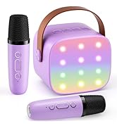 Amazon.com: Karaoke Machine, Portable Bluetooth Speaker with 2