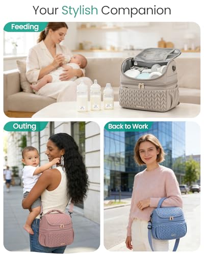 Leadvenst Double-Decker Breast Milk Cooler