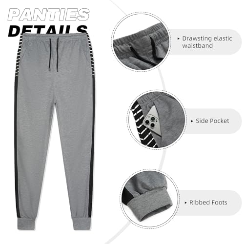Image of LBL Leading the Better Life Men's Sweat Suit 2 Piece Outfit Casual Contrast Sports Jogging Tracksuits Set