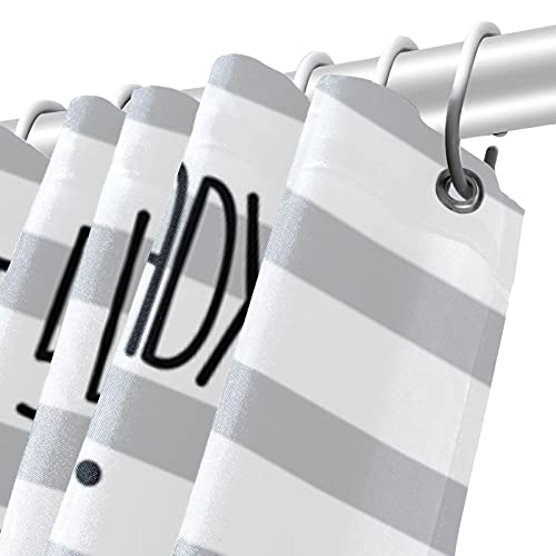 Rideau de douche imperméable chat et dame coloré standard 183x183
