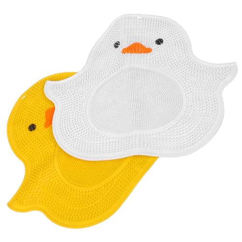 CIYODO Lot De 2 Brosses Pour Nettoyer Les Pieds Tapis De Antidérapant Brosse Pour Sols De Nettoyeur De Pieds Éliminateur De Peaux Mortes Tapis De Massage