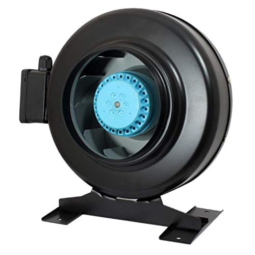 VORTEX Pro Metal In-line Extractor Fan Air Odour Control 4 5 6 8 10 12 Hydroponics (5 Vortex Fan)